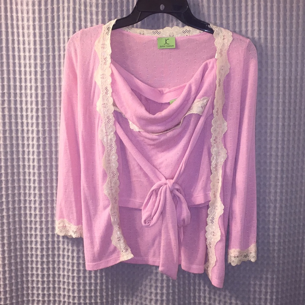 🛍 Two piece Top and Cardigan Set